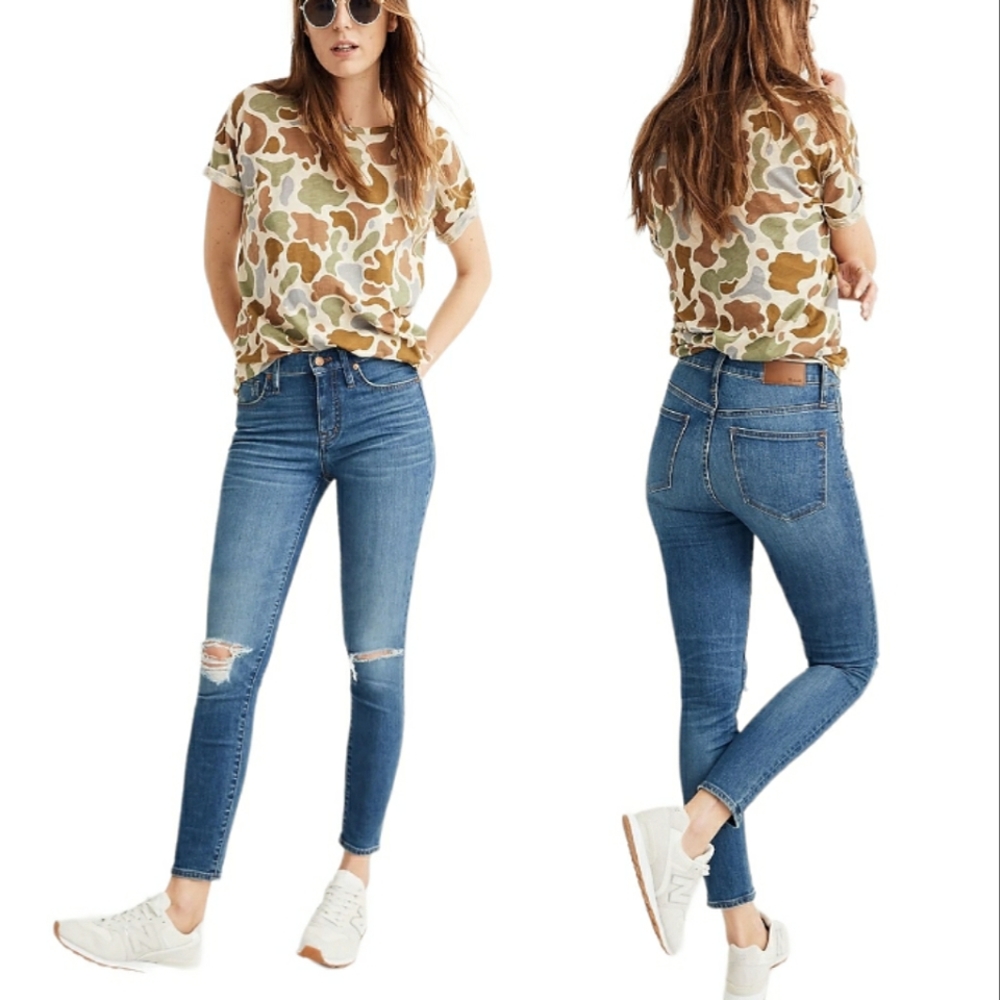 Madewell 9" High Rise Skinny Crop Jeans